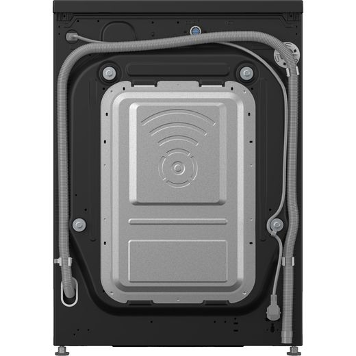 LG F4X7011TBB 11kg Washing Machine with 1400 rpm - Matte Black - Back shot